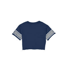 New York Yankees Throwback Women's Cropped T-Shirt