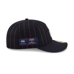 Seattle Mariners Pinstripe Merino & Cashmere Moon 59FIFTY Fitted Hat