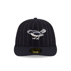 Baltimore Orioles Pinstripe Merino & Cashmere Moon 59FIFTY Fitted Hat