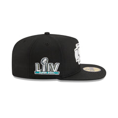 Just Caps Chiseled Logo Kansas City Chiefs 59FIFTY A-Frame Fitted Hat