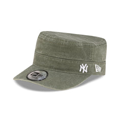New York Yankees Pigment Dye Olive Military Cap