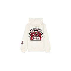 San Francisco 49ers Girls Chrome White Full-Zip Hoodie