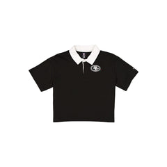 San Francisco 49ers Women's Cropped Black Polo