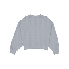 Kansas City Chiefs Women's Heather Gray Glitter Crewneck