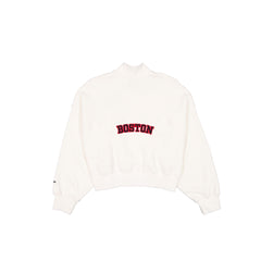 Boston Red Sox Women's Chrome White Quarter Zip