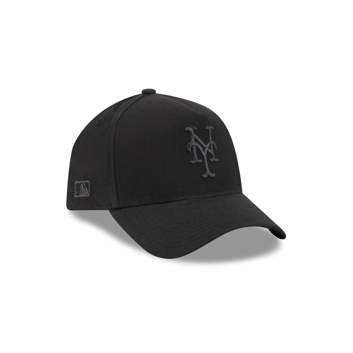 New York Mets Waxed Canvas Black 59FORTY A-Frame Fitted Hat
