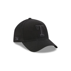 Texas Rangers Waxed Canvas Black 59FORTY A-Frame Fitted Hat