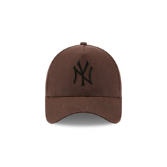 New York Yankees Waxed Canvas Brown 59FORTY A-Frame Fitted Hat