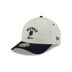 Detroit Tigers Arched Graphic Chrome White 9FORTY M-Crown A-Frame Snapback Hat