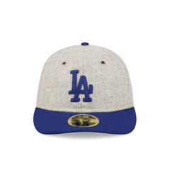 Los Angeles Dodgers Moon Herringbone Retro Crown 59FIFTY Fitted Hat