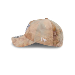 Las Vegas Raiders Washed Nylon Brown 9TWENTY A-Frame Adjustable Hat