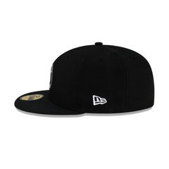 Houston Astros Black & White Circle 59FIFTY Fitted Hat