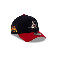 Atlanta Braves Mascot Navy 9FORTY A-Frame Snapback Hat