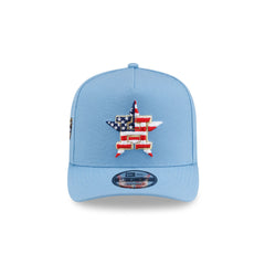 Houston Astros Red. White & Blue 9FIFTY A-Frame Snapback Hat