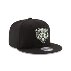 Chicago Bears Black and White 9FIFTY Snapback Hat