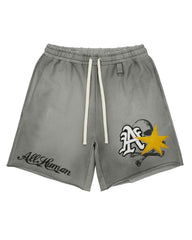 All Human Ghost V3 Shorts Grey