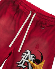 All Human Mars Shorts Red