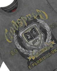 Godspeed Crest Tee Grey Wash