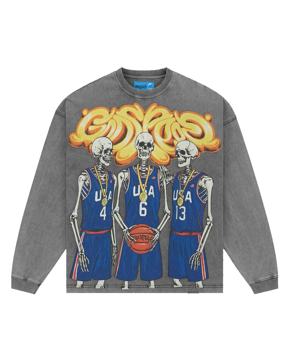 Godspeed Dream Team NG L/S Tee Grey