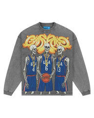 Godspeed Dream Team NG L/S Tee Grey
