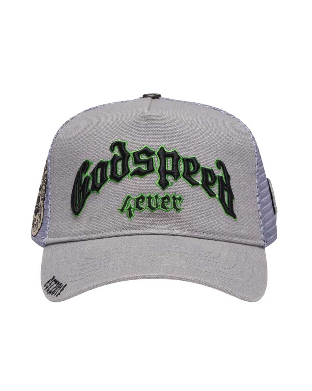 Godspeed Forever Trucker Hat Grey/Dark Green