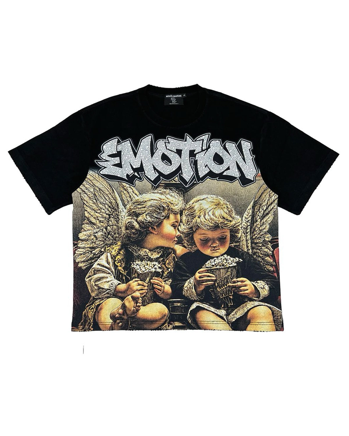 Mixed Emotions Angel Whispers Tee Black