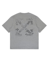 Off-White Outline Arrow Tee Heather Grey