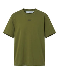 Off-White Patch Arrow Tee Moss Green