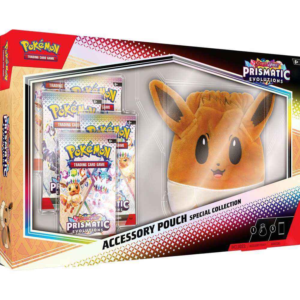 🔥2026 Christmas Gift🎄: Scarlet & Violet - Prismatic Evolutions Accessory Pouch Special Collection