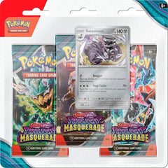 🔥2026 Christmas Gift🎄: Scarlet & Violet - Twilight Masquerade Three-Booster Pack Blister (Revaroom)
