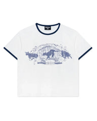 Righteous Holy Sacrifice Ringer Tee White