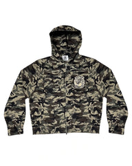 Saint Vanity Summer Camo Nylon Hooded Cargo Jacket