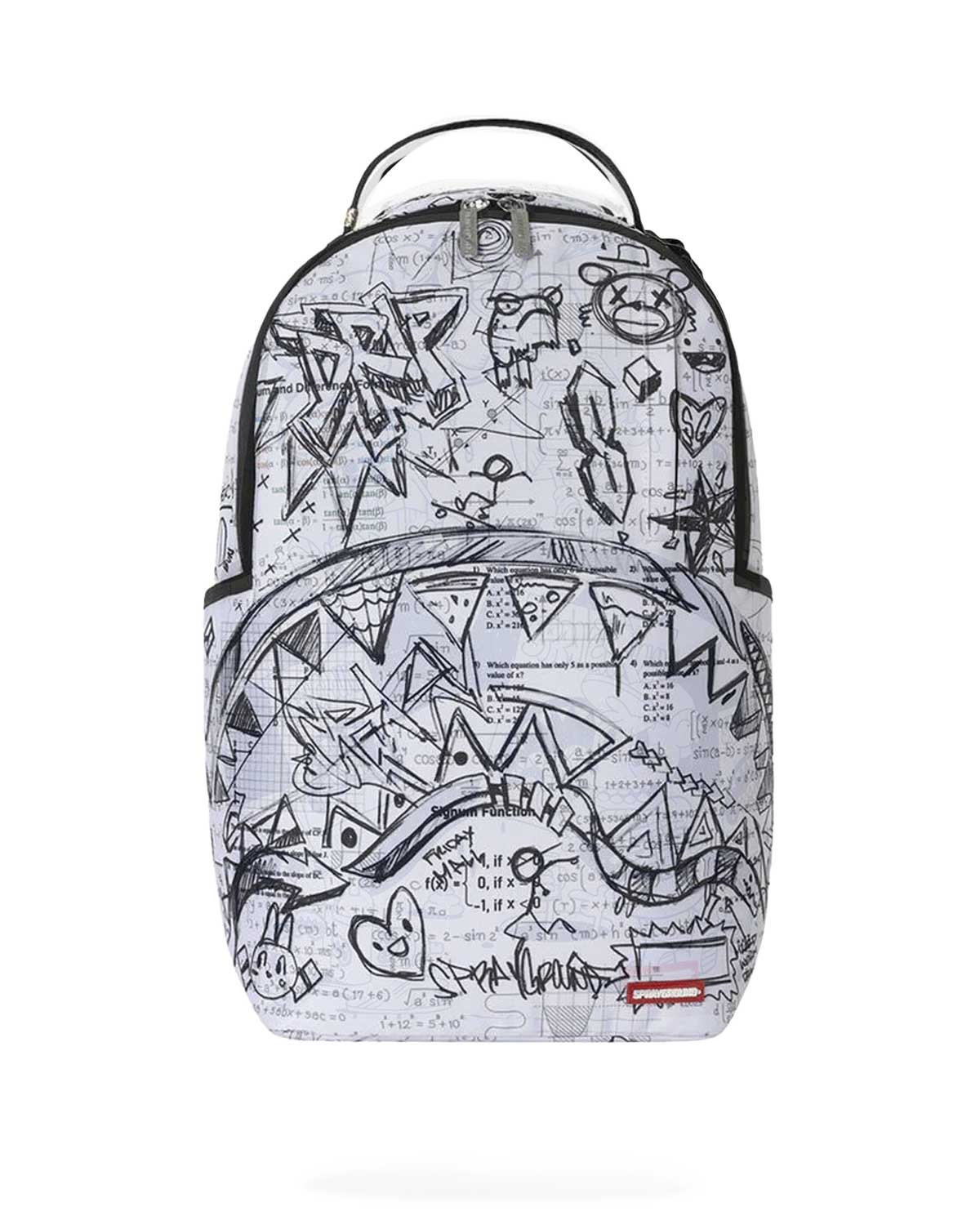 Sprayground Doodles Over Math Homework Backpack