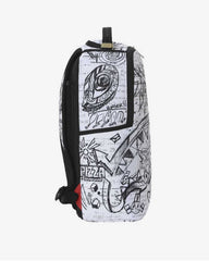 Sprayground Doodles Over Math Homework Backpack
