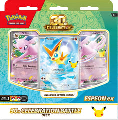 🔥2026 Christmas Gift🎄: 30th Celebration Battle Deck (Espeon ex) (Pre-Order)