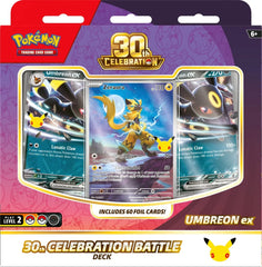 🔥2026 Christmas Gift🎄: 30th Celebration Battle Deck (Umbreon ex) (Pre-Order)