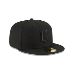 Cleveland Guardians Blackout Basic 59FIFTY Fitted Hat